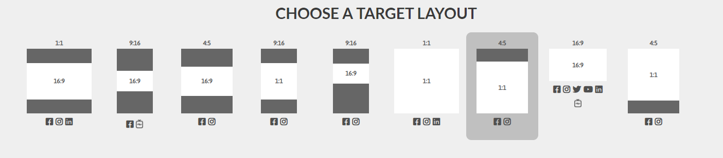 Choose Layout